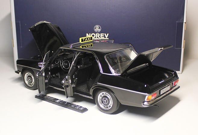 1/18 Norev ノレブ メルセデス ベンツ 200 タクシー 1968年 Amazon.com: NOREV 1/18 - Mercedes-Benz 200 Taxi -1968-183776